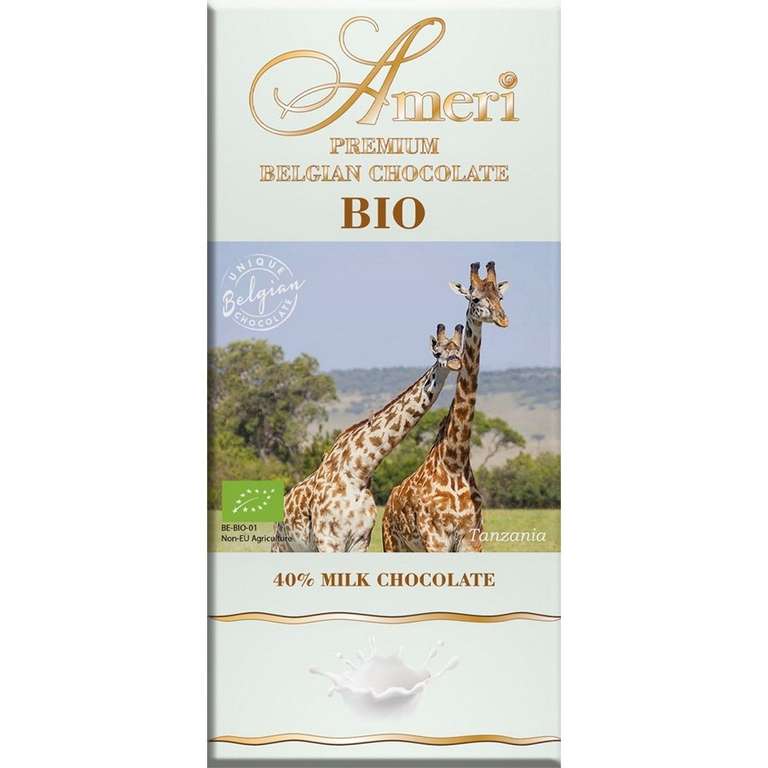 Шоколад Ameri BIO молочный, 100 г