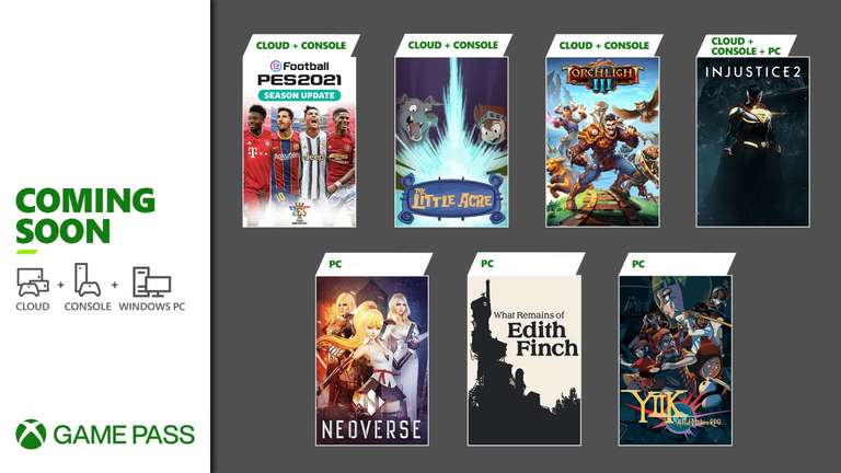 Injustice 2, PES 2021 и другие игры пополнят каталог подписки Xbox Game Pass с 7 января