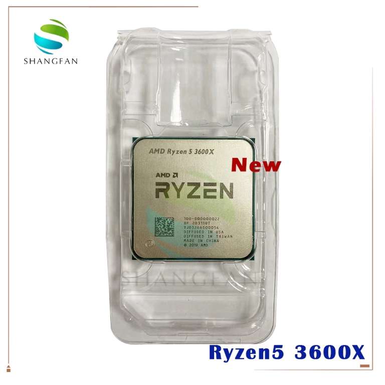 Процессор Ryzen 5 3600X 6/12 ядер, 3,8/4,4 ГГц