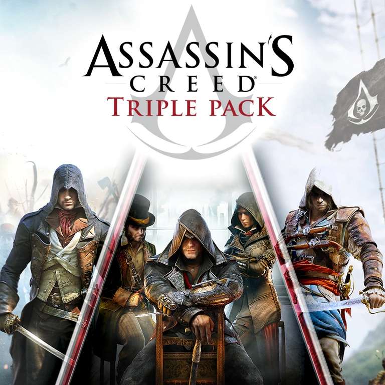 [PS4] Набор Assassin's Creed: Черный флаг, Единство, Синдикат
