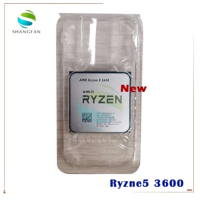 Процессор AMD Ryzen 5 3600 (6/12 ядер, 3600 МГц)