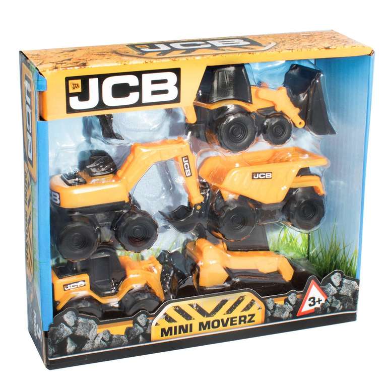Набор строительной техники Mini Moverz JCB (5 шт ) 1416886