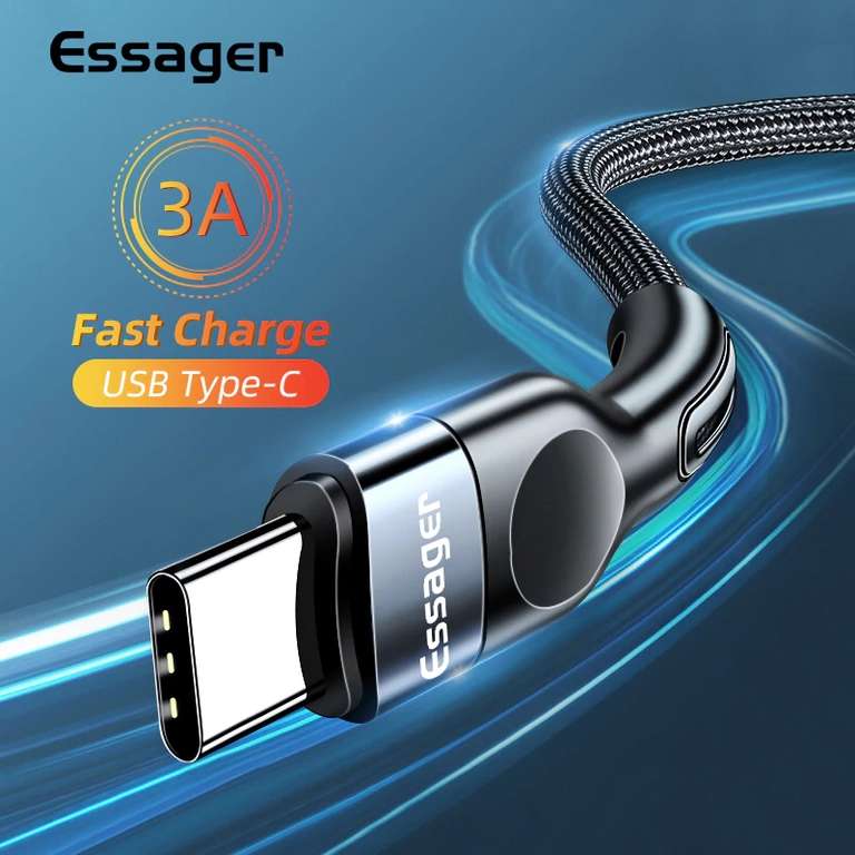 USB Type-C кабель Essager 3А