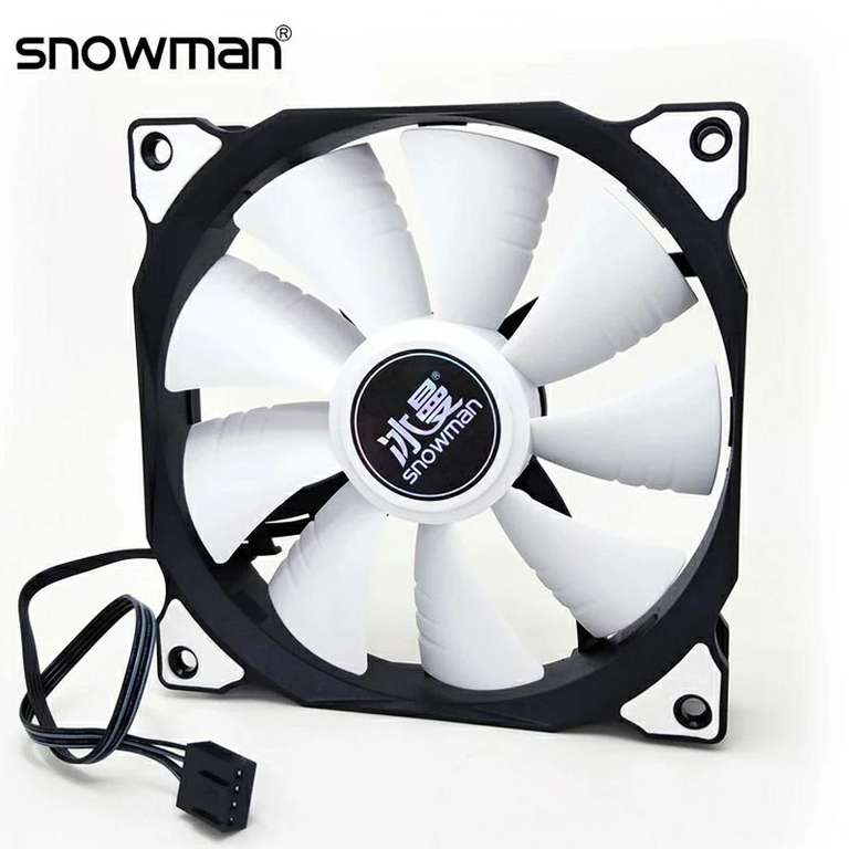 Вентиляторы Snowman 4 Pin PWM 120 мм с RGB и без