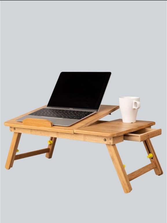 Столик для ноутбука, завтрака Bamboowood, 54×34×28 см