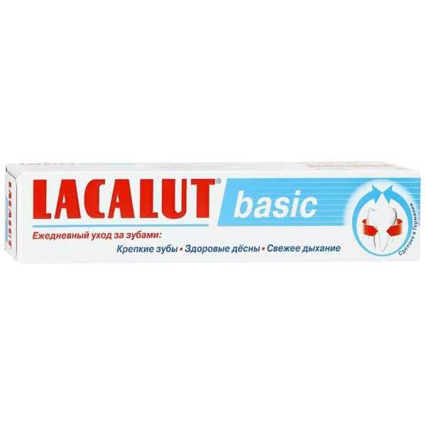 Зубная паста Lacalut Basic 60г. (1+1)