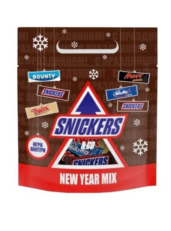 Подарочный набор Mars Snickers&Friends mix minis bag, 278 г