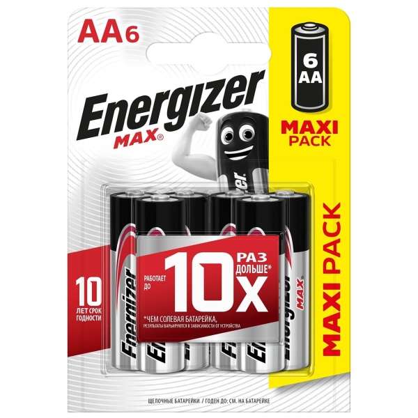 Батареки Energizer MAX AA-LR6 6 шт