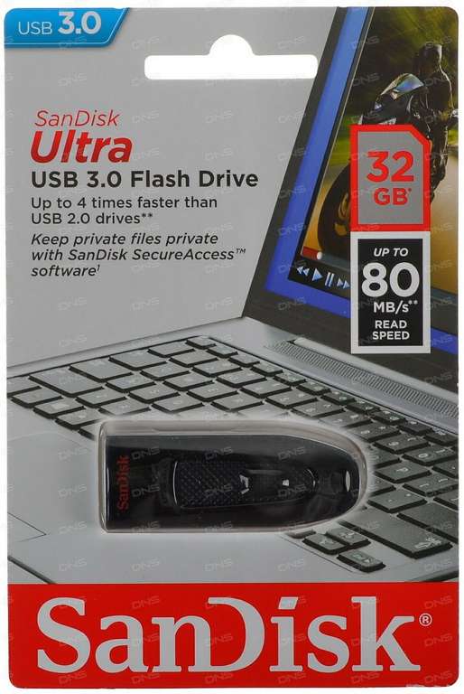 [Рязань] Флешка USB Flash SanDisk Ultra 32 ГБ