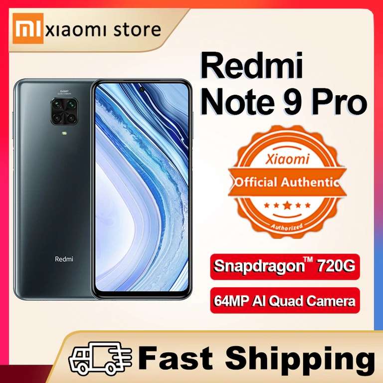 Смартфон Redmi Note 9 Pro 6/128 ГБ, NFC, Глобальная версия