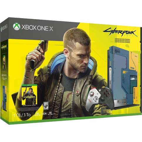 [Красноярск] Игровая приставка Microsoft Xbox One X 1Tb Cyberpunk 2077 + 1M Game Pass Ultimate Trial
