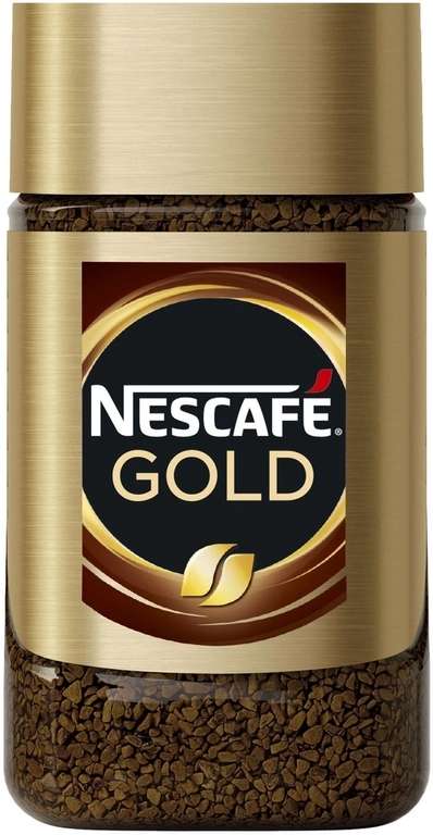 Кофе растворимый сублимированный Nescafe Gold 100% 47,5 г (стеклянная банка)