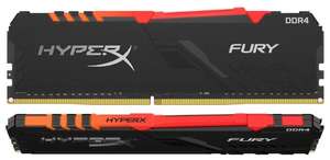 Оперативная память HyperX Fury RGB DDR4 16GB (8X2) 3733MHZ