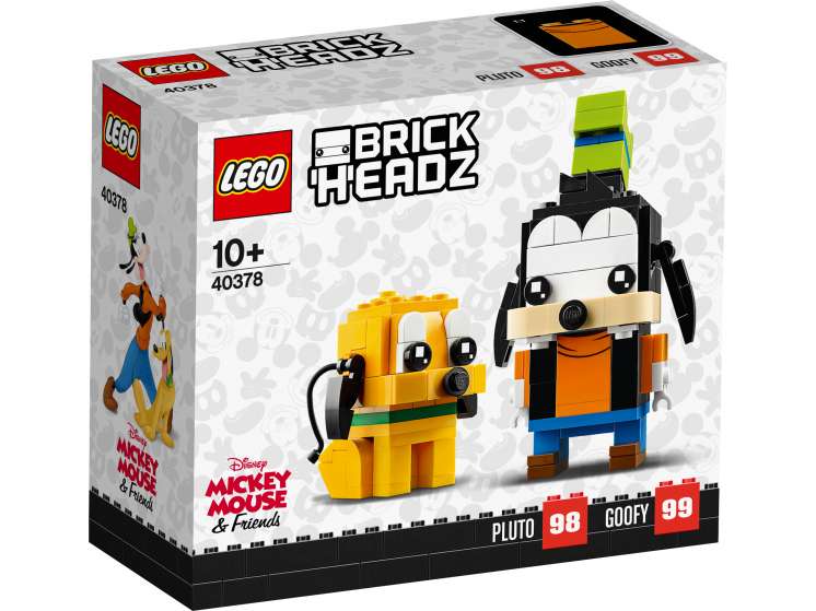 Фигурки LEGO BrickHeadz Гуфи и Плуто