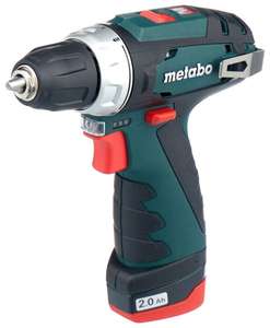 Аккумуляторная дрель-шуруповерт Metabo PowerMaxx BS 2014 2.0Ah x1 Bag зеленый/черный