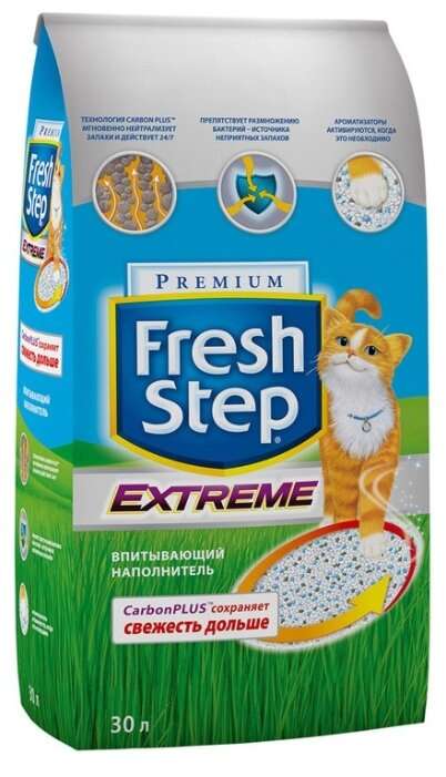 Кошачий наполнитель Fresh Step Extreme 30 л