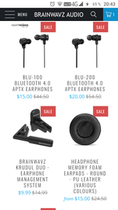 Bluetooth наушники Brainwavz