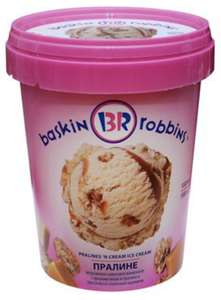 Мороженое BASKIN ROBBINS в асс, 1л (с баллами 324р)
