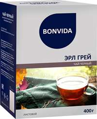 [Пенза] Чай черный листовой BONVIDA Эрл Грей 400 г