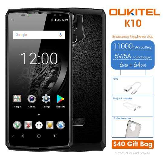 OUKITEL K10 64 Гб, смартфон