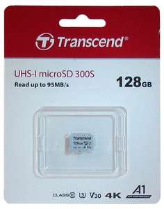 Карта памяти Transcend microSDXC Class 10 U3 128GB