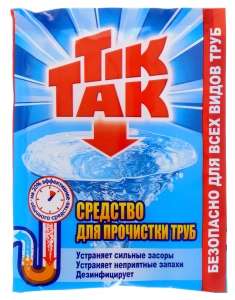 Средство для прочистки труб Chirton "Tik-Tak", 90 г