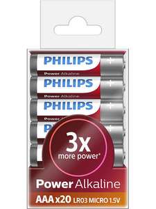 Батарея Philips Power Alkaline LR03P20T/10 AAA
