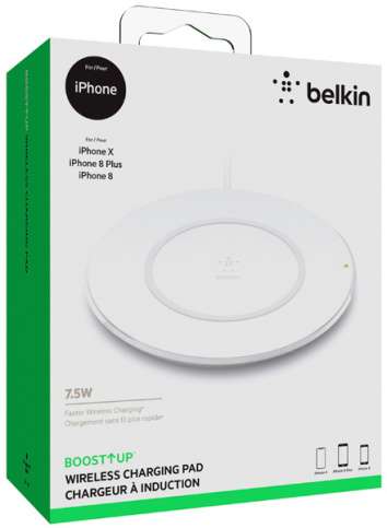 [не везде] Беспроводное зарядное устройство Belkin F7U027vfWHT White с СЗУ