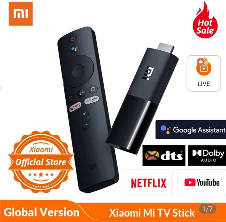 Глобальная версия Xiaomi Mi TV Stick