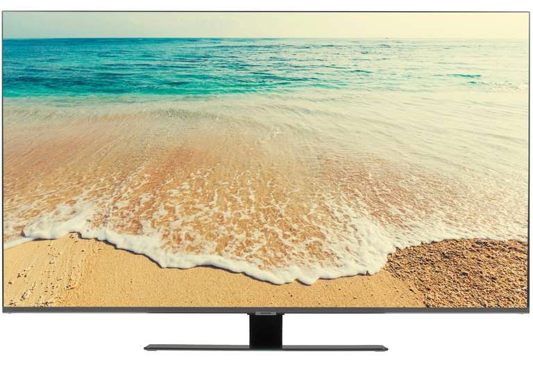 Телевизор LED Samsung QE50Q80TAUXRU, 50" (125 см), QLED, 4K, темно-серый
