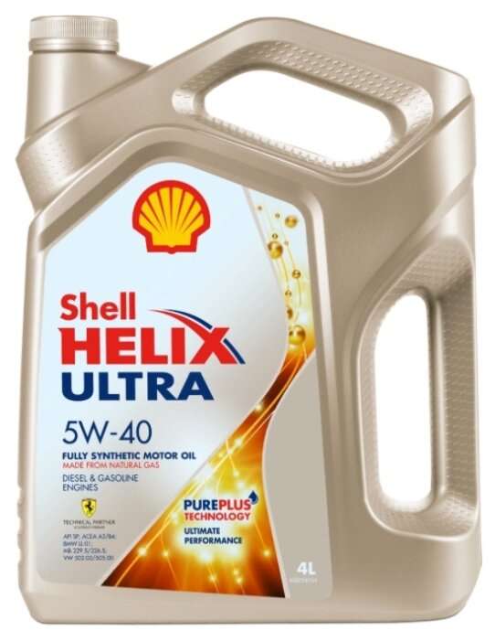 Моторное масло Shell helix ultra 5w40