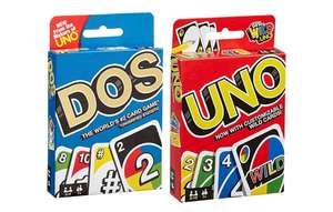 Скидка на карточные игры UNO и DOS