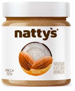 Паста миндально-кокосовая Nattys Marzipan с мёдом, 525 г