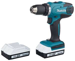 Аккумуляторная дрель-шуруповерт Makita DF457DWE Li-Ion 1.5 А·ч 18 В х2 кейс