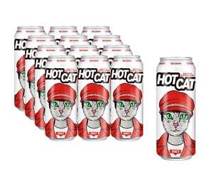 Энергетический напиток HOTCAT разные вкусы, 12 шт х 0,45л (при покупке 3х упаковок по 12 штук)