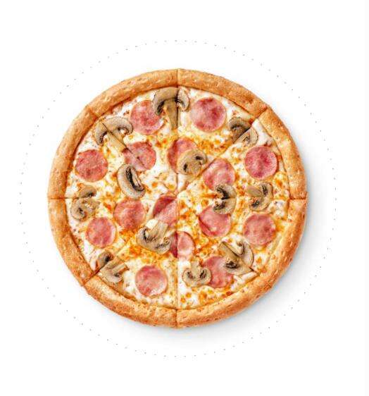 [Ижевск] Пицца «Ветчина и грибы» 25 см в подарок при заказе от 615₽ в Додо Пицца