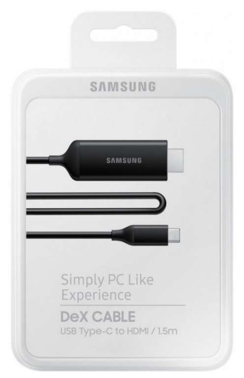 Дата-кабель Samsung USB Type-C-HDMI DeX Black (EE-I3100FBRGRU)
