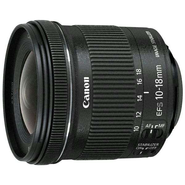 Объектив Canon EF-S 10-18mm f/4.5-5.6 IS STM (В наличии не везде, проверяйте свой город).