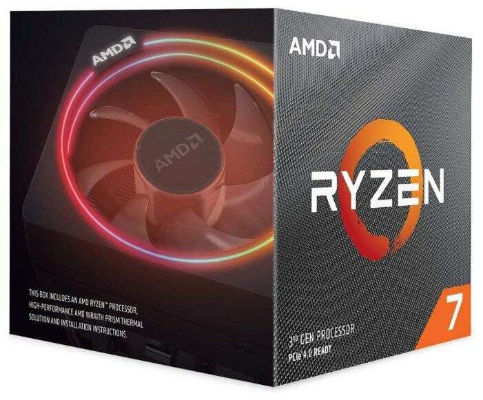 Процессор AMD Ryzen 7 3700X, BOX + 2433 балла