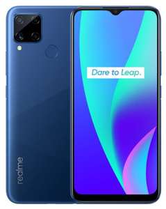 Смартфон realme C15 4/64GB + внешний аккумулятор Krusell Sunne в подарок