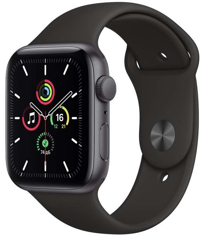[не везде] Смарт-часы Apple Watch SE 44mm серый космос
