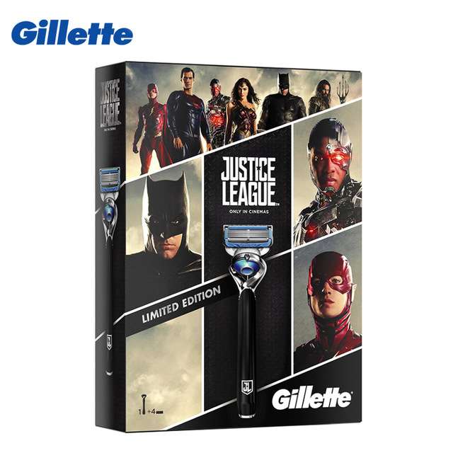 Подарочный набор Gillette Fusion Proshield Chill Лига Справедливости с 4 сменными кассетами за 1288р.