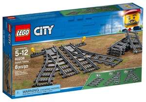 LEGO City 60238 Рельсы и стрелки + возврат 105 баллов ЯндексПлюс