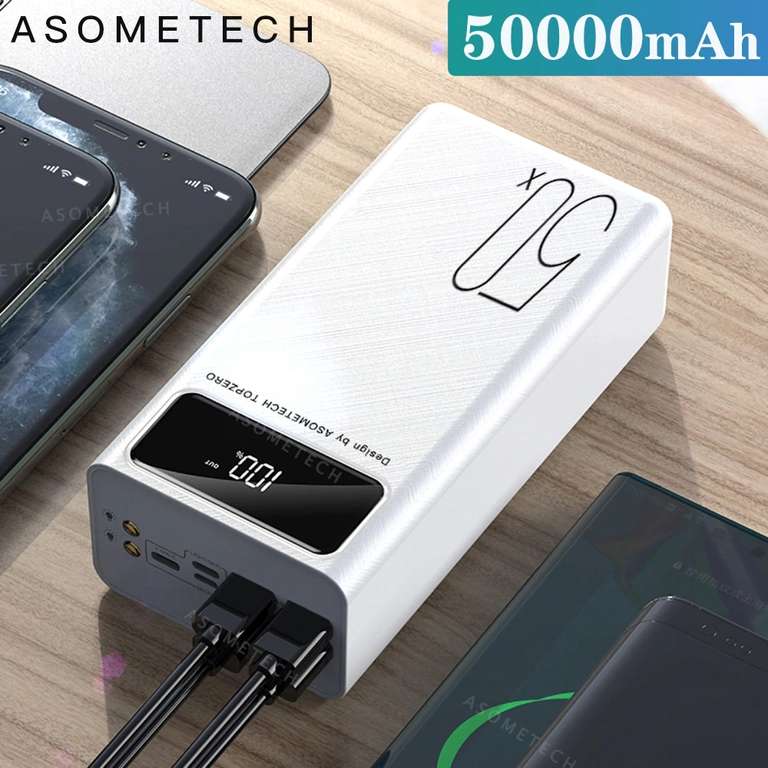Внешний аккумулятор Asometech 50000 мАч