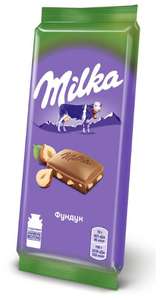 Шоколад Milka молочный с фундуком, 90 г