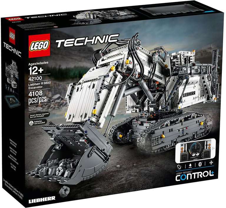 LEGO Technic 42100 Экскаватор Liebherr R 9800