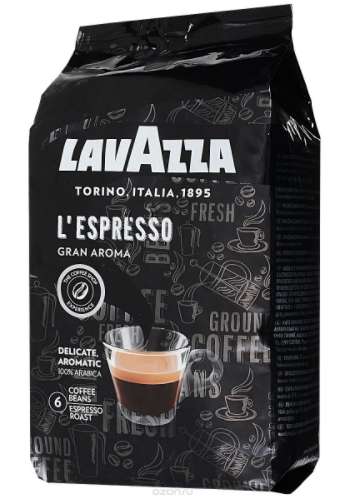 Кофе в зернах Lavazza Gran Aroma за 1226р. + доставка от 99р.
