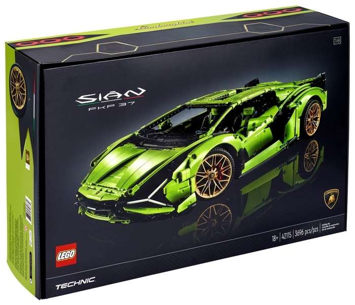Конструктор LEGO Technic 42115 Lamborghini Sian FKP 37 (3696 деталей)