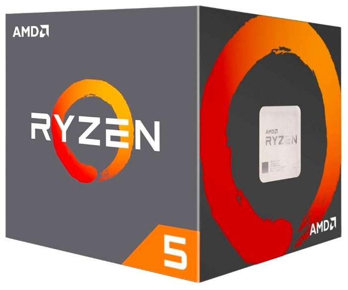 Процессор AMD Ryzen 5 2600, BOX + 1223 бонуса на счет