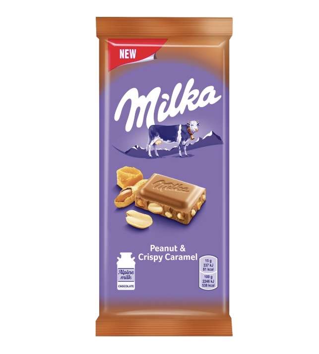 [Пермь] Шоколад Milka с арахисом и карамелью 2 шт.
